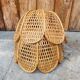 Paire de Suspension en rotin vintage
