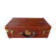 Vintage suitcase "World Map" restored 54,5x32x17,5 cm