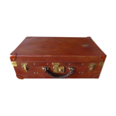 Vintage suitcase "World Map" restored 54,5x32x17,5 cm