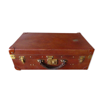 Vintage suitcase "World Map" restored 54,5x32x17,5 cm