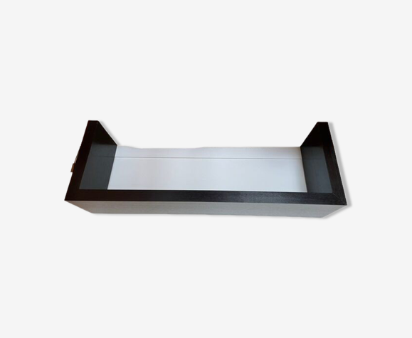 Console en chêne plaquée wengué