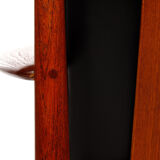 Armchair by Grete Jalk, France Son, cowhide leather and vintage teak from the 1960s