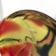 Black, Red and Yellow Encased Hand-Blown Murano Glass Flower Vase, Italy