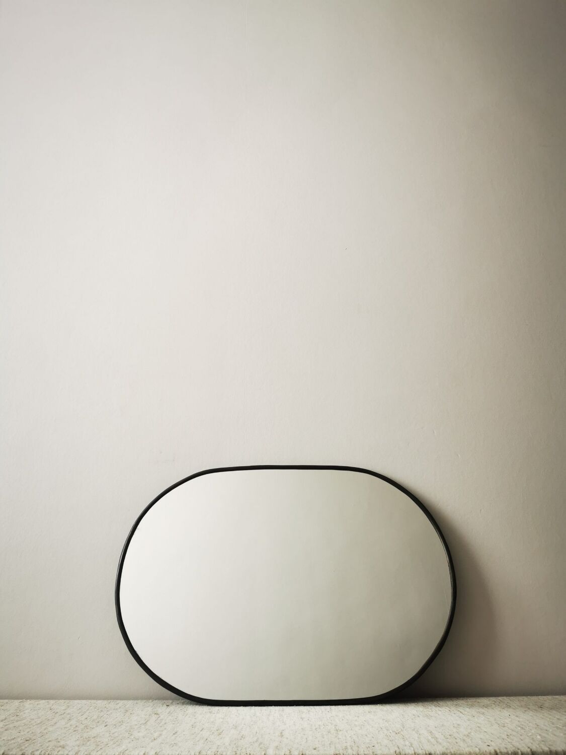 Miroir laiton couleur charbon 60 cm