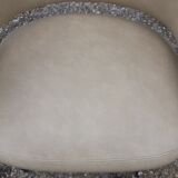 Pair of vintage swivel armchairs design xxeme