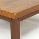 Vintage Rustic Brutalist Mid-Century Coffee Table from Oak
