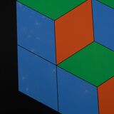 Victor Vasarely: Kinetic Composition: Bi Hexa - Original Silkscreen Print