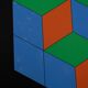 Victor vasarely : composition cinétique : bi hexa - sérigraphie originale s