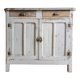 Vintage Parisian sideboard in its original patinated paint.