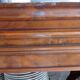 Walnut and walnut veneer display case 1 door circa 1900