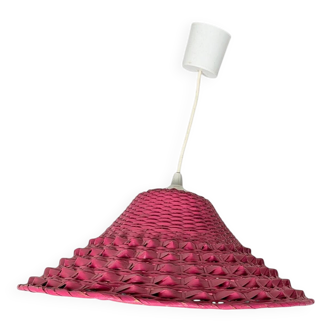 Suspension en rotin tressé