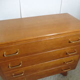 Vintage commodity of the 50s feet light oak compass