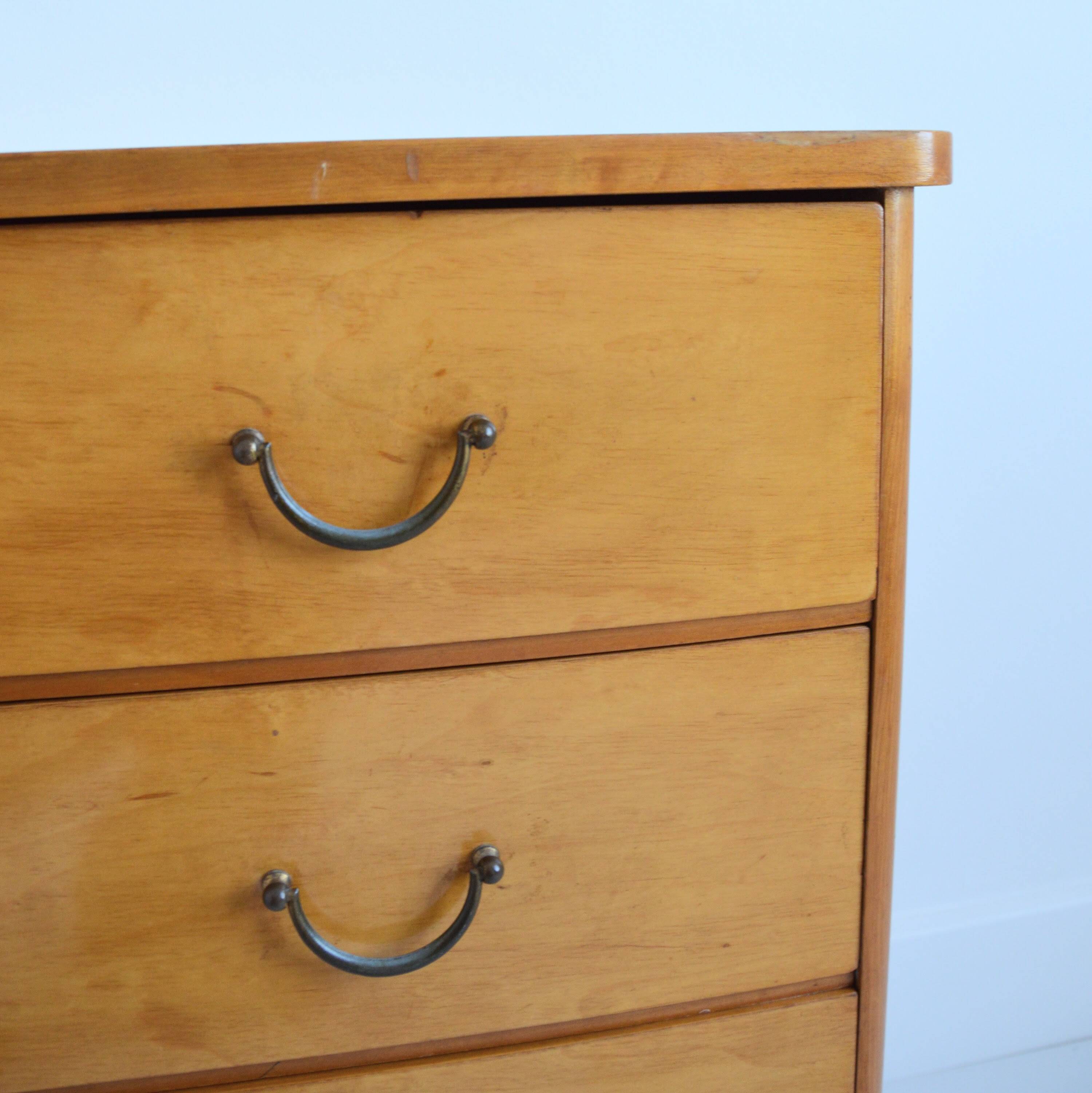 Vintage 1950s/60s 3-drawer chest