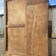 Asymmetrical wardrobe, Art Deco, 1930s walnut burl, wardrobe, shelves, drawers