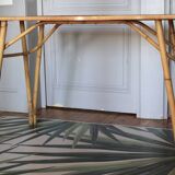 Rattan table, desk