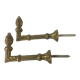 Brass tiebacks