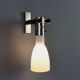 Vintage wall light in lacquered metal and glass, Italy, 1960s.