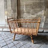 Rattan cradle