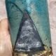 Handcrafted Raku ceramic vase