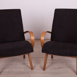 Model 53 Armchairs by Jaroslav Smidek for TON, 1960s, Set of 2