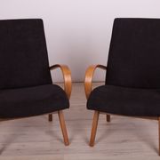 Model 53 Armchairs by Jaroslav Smidek for TON, 1960s, Set of 2