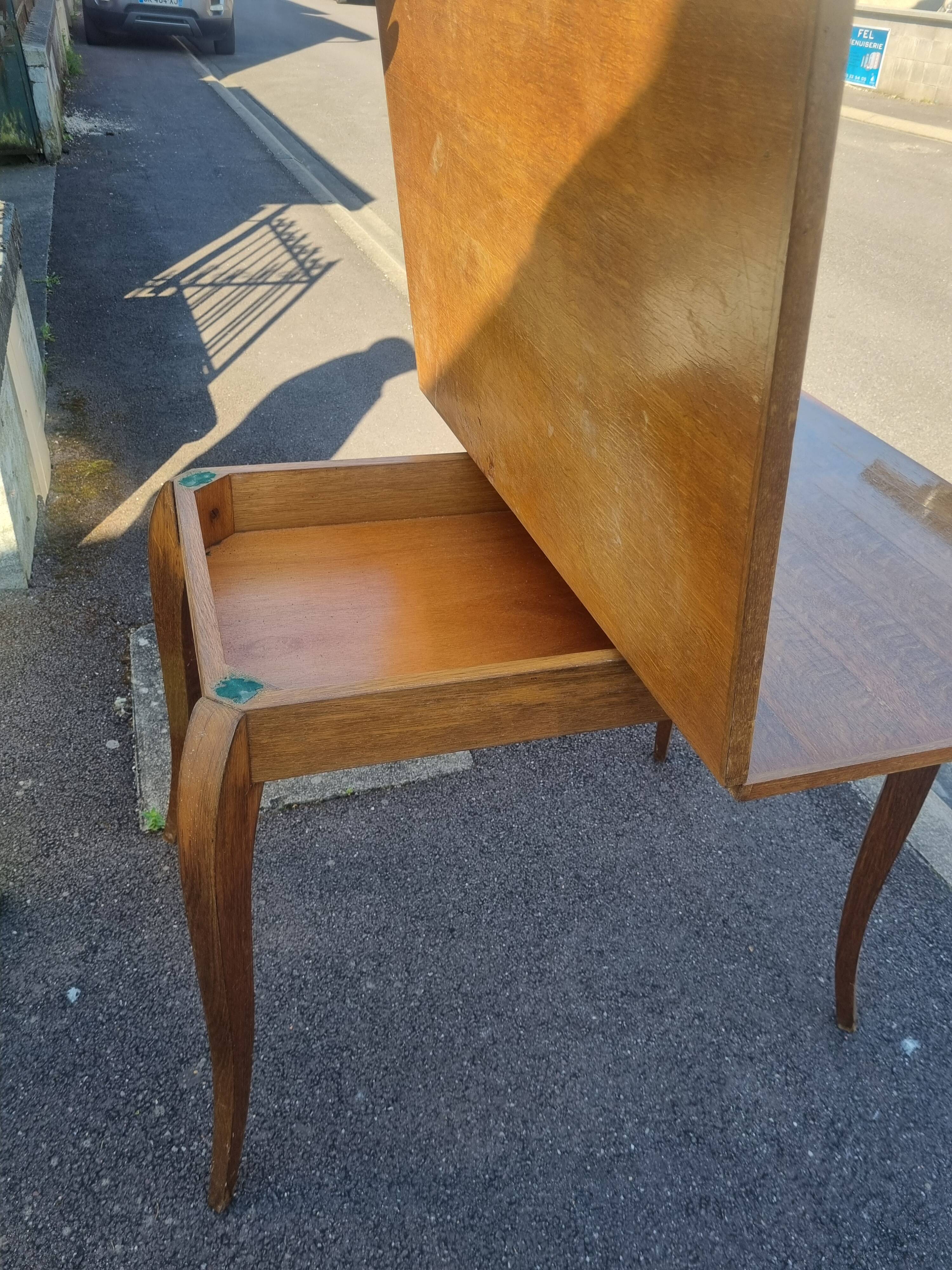 Old folding table