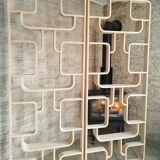 Mid-Century Czech Wall or Room Divider by Ludvik Volak for Drevopodnik Holesov, 1960s, Set of 2