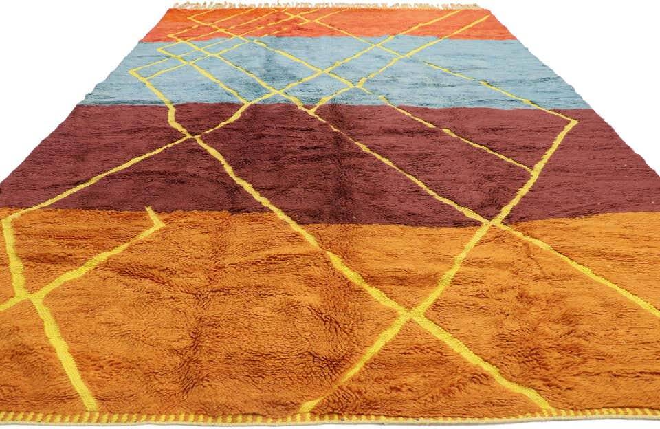 Moroccan wool beni mrirt rug 250cmx150cm