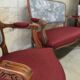 2-seater sofa and 2 armchairs in Louis XV style, revamped