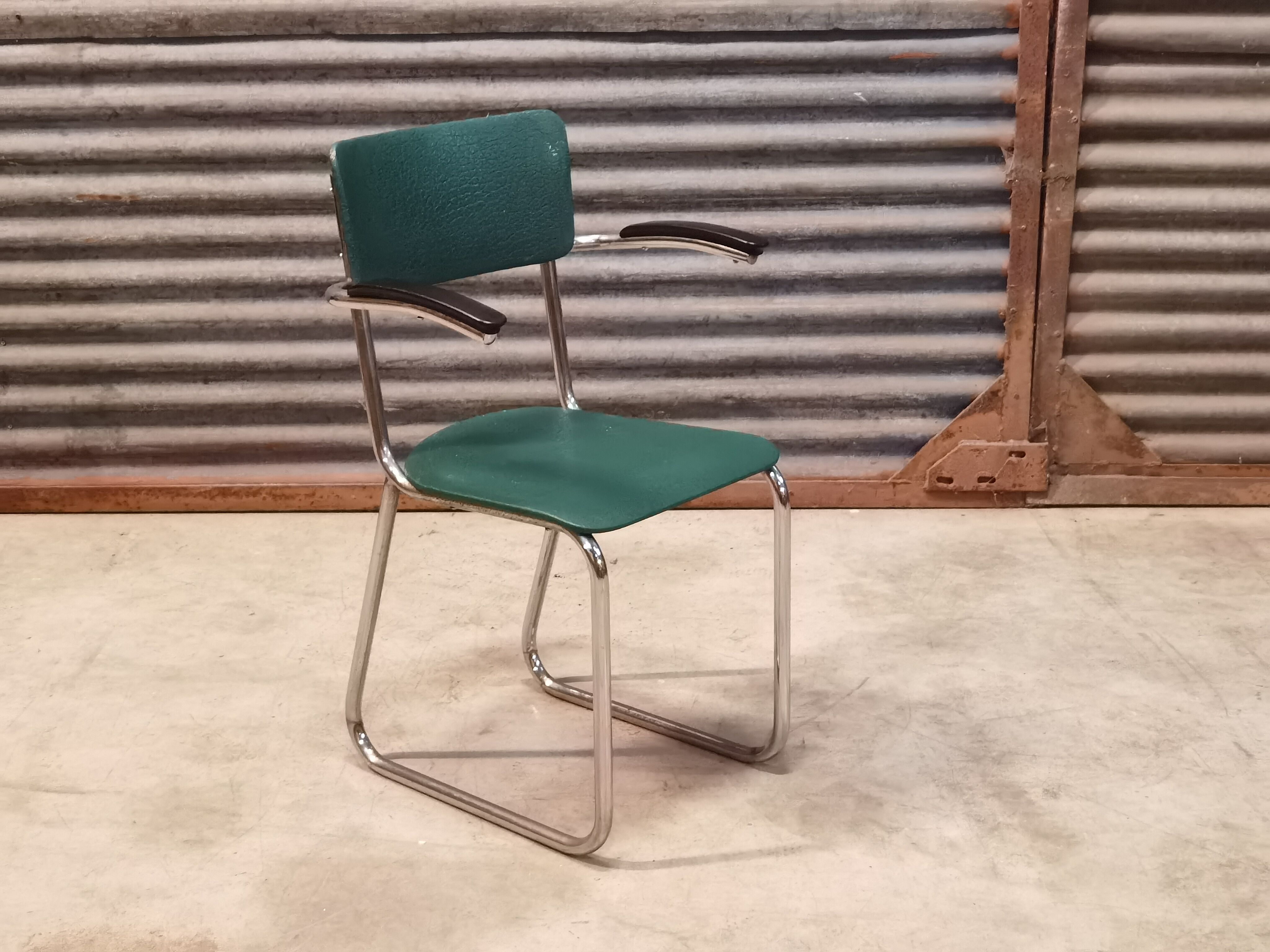 Vintage Gispen bauhaus chair