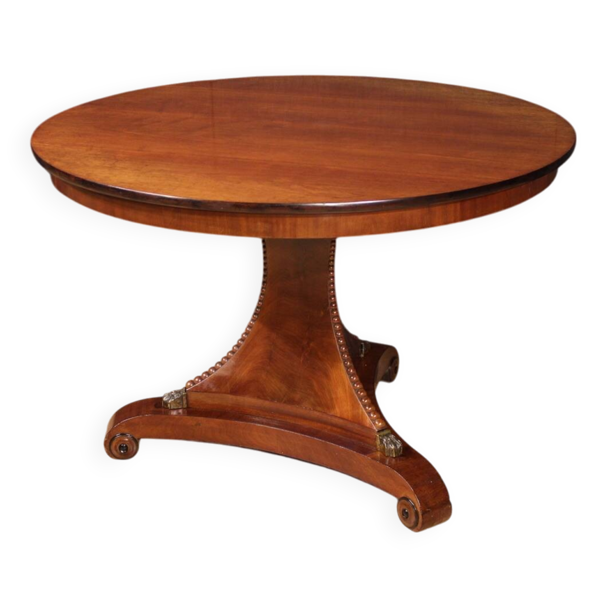 Grande table en acajou du XXe siècle