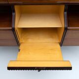 Osvaldo Borsani Mid-Century Modern Italian Sideboard with Bar Cabinet, 1950