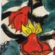 Ruscha ceramic wall decoration flowers Germany