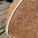 Natural fiber pendant light from the 70s
