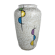 Super Colorful Fat Lava Pottery "575 25" Vase by Bay Ceramics, Germany, 1950s