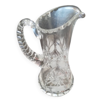 Carafe à eau en cristal de bohème