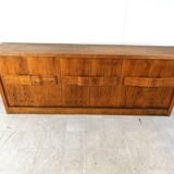 Vintage brutalist credenza, 1970s