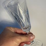 6 glass champagne flutes