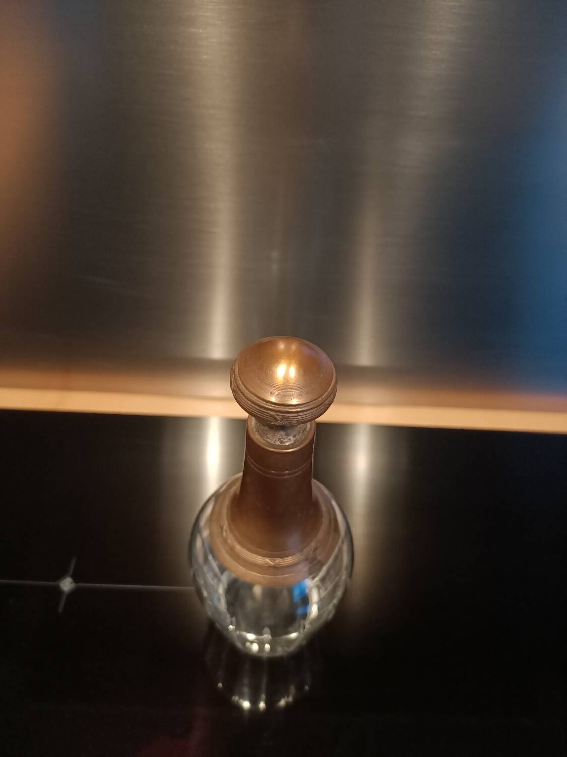 Early 20th century crystal carafe