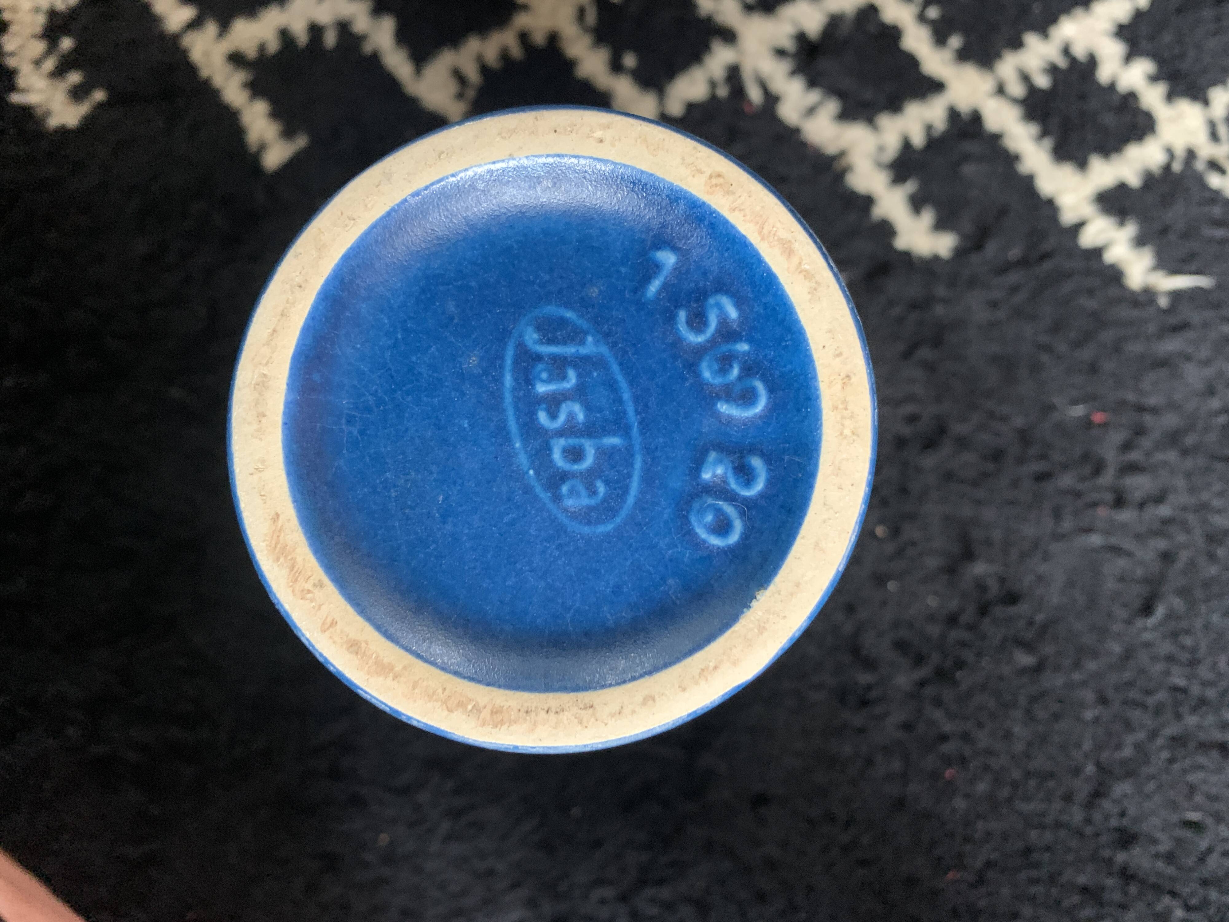Vase Jasba West germany blue
