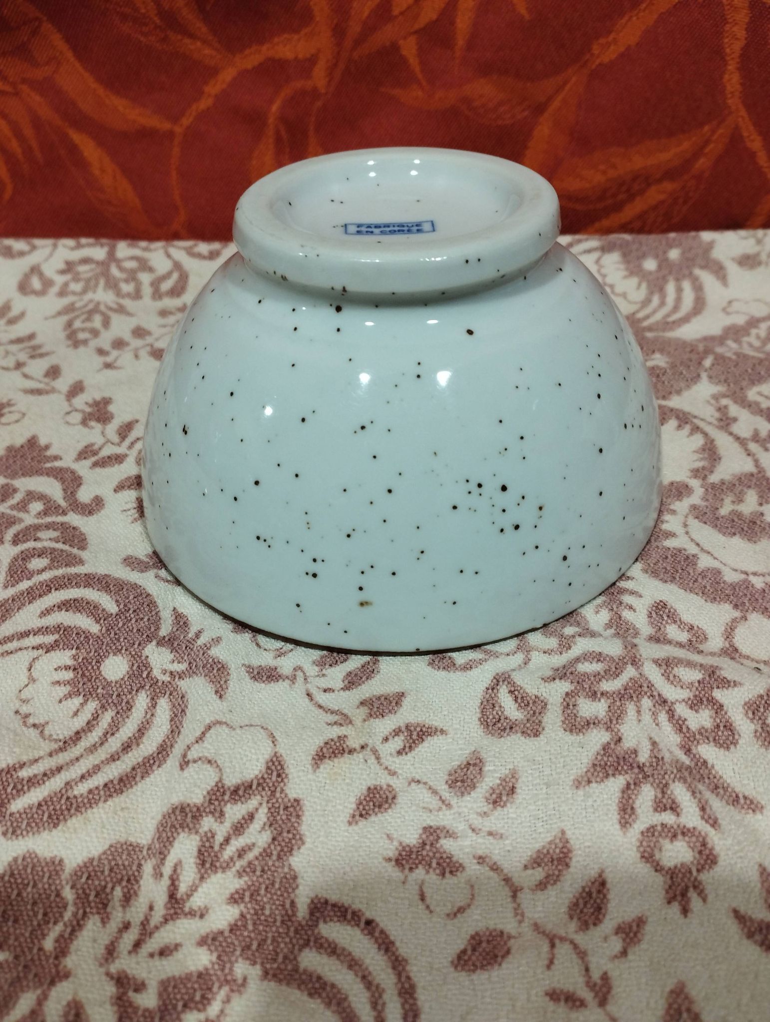 old ceramic bowl made in Korea