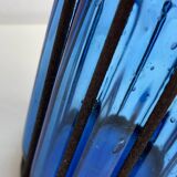 Embedded blown glass vase