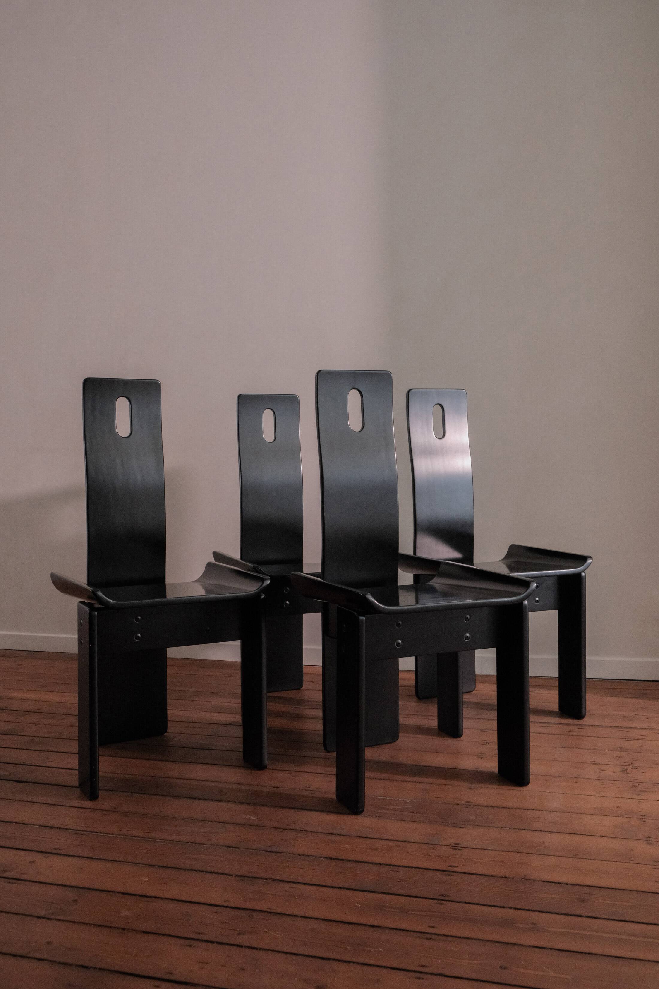 Chaises Diago par Edoardo Landi pour Nikol International, ensemble de 4
