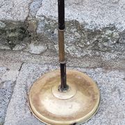 1950s floor lamp in brass with double gold and bronze patina