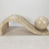 Magnussen Ponte Mactan Stone Coffee Table, 1980s