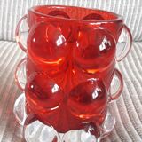 Very original vintage vase with bubble decoration