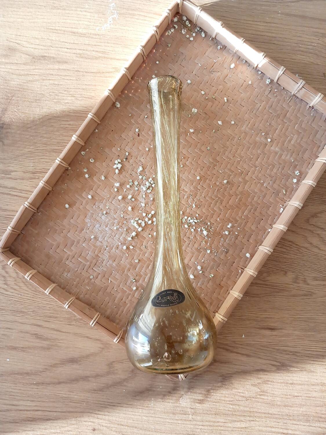 La Rochère mouth-blown vase / soliflore