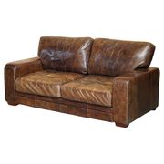 Halo Soho Heritage Leather Biker Sofa by Timothy Oulton