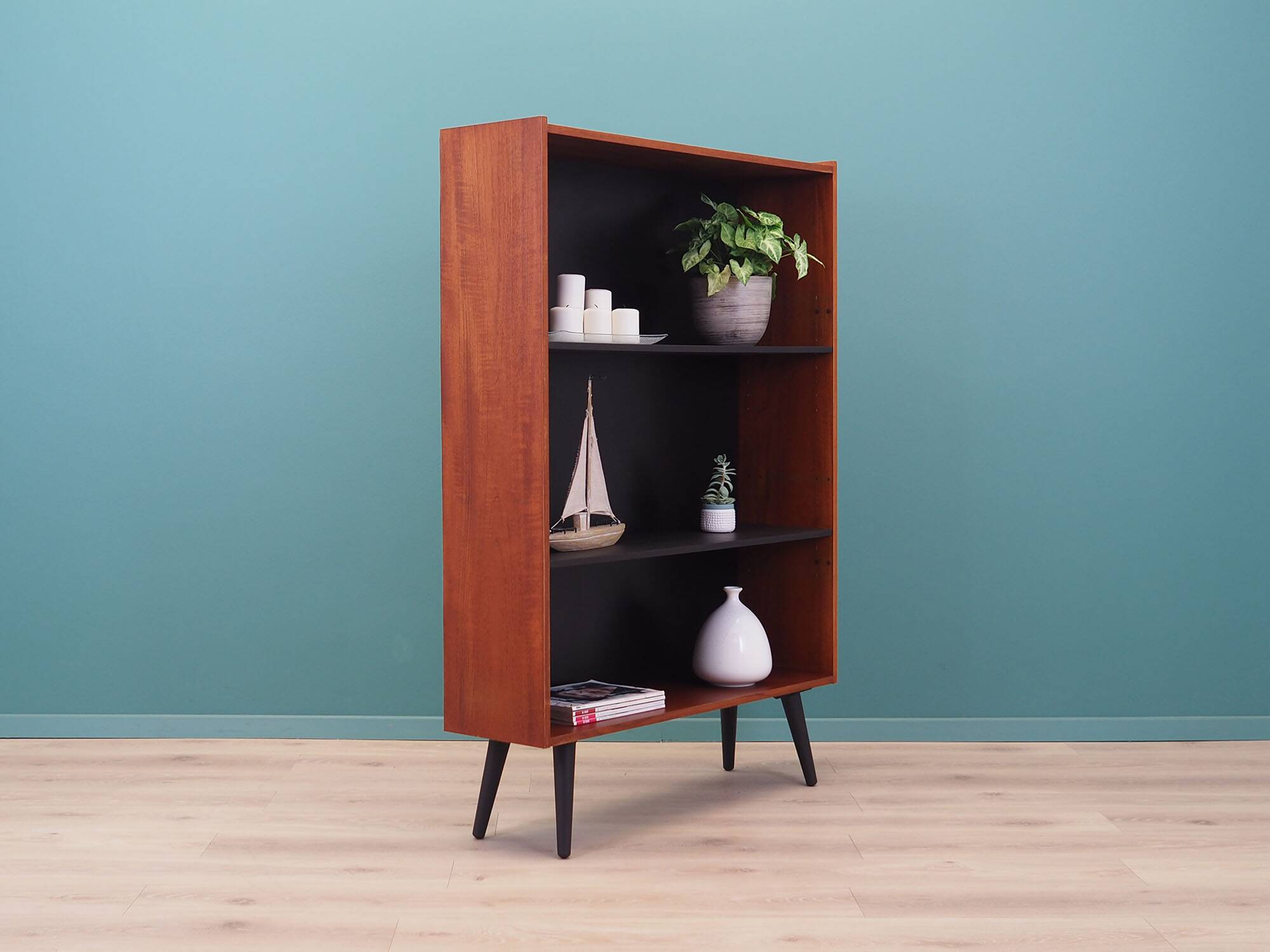 Teak bookcase, Danish design, 1970s, production: Denmark