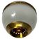 LSP3 Glass Wall Lamp by Luigi Caccia Dominioni for Azucena, 1960s